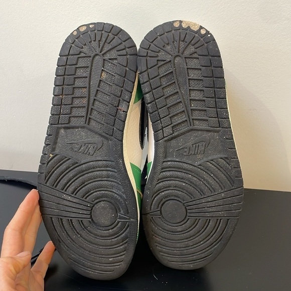 NIKE AIR JORDAN 1 HIGH TOP OG LUCKY GREEN WHITE SHOES SNEAKERS size 9 - Picture 12 of 15